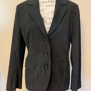 EUC EXPRESS Design Studio Blazer Size 12 Grey